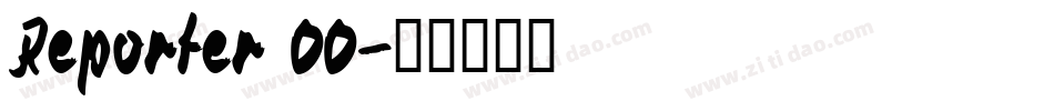 Reporter 00字体转换